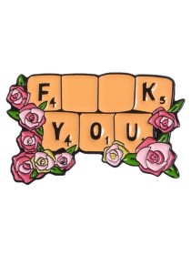 Fk You Enamel Pin